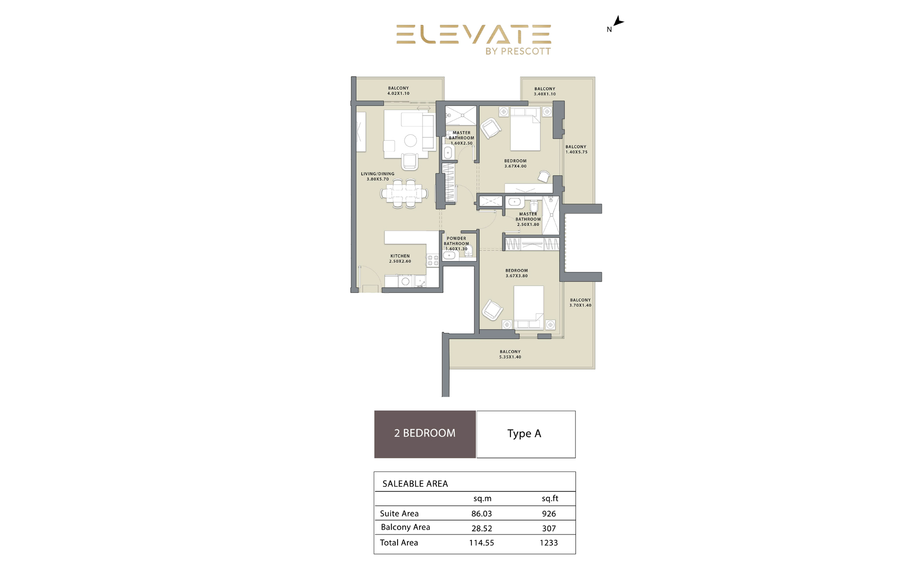 Elevate by Prescott floor plan 4
