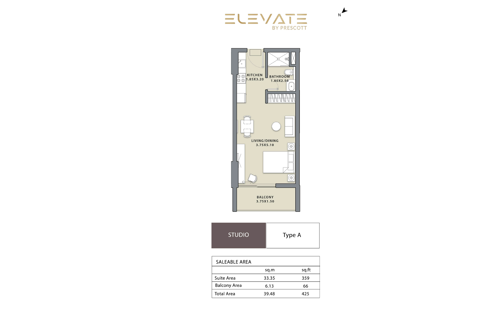 Elevate by Prescott floor plan 1