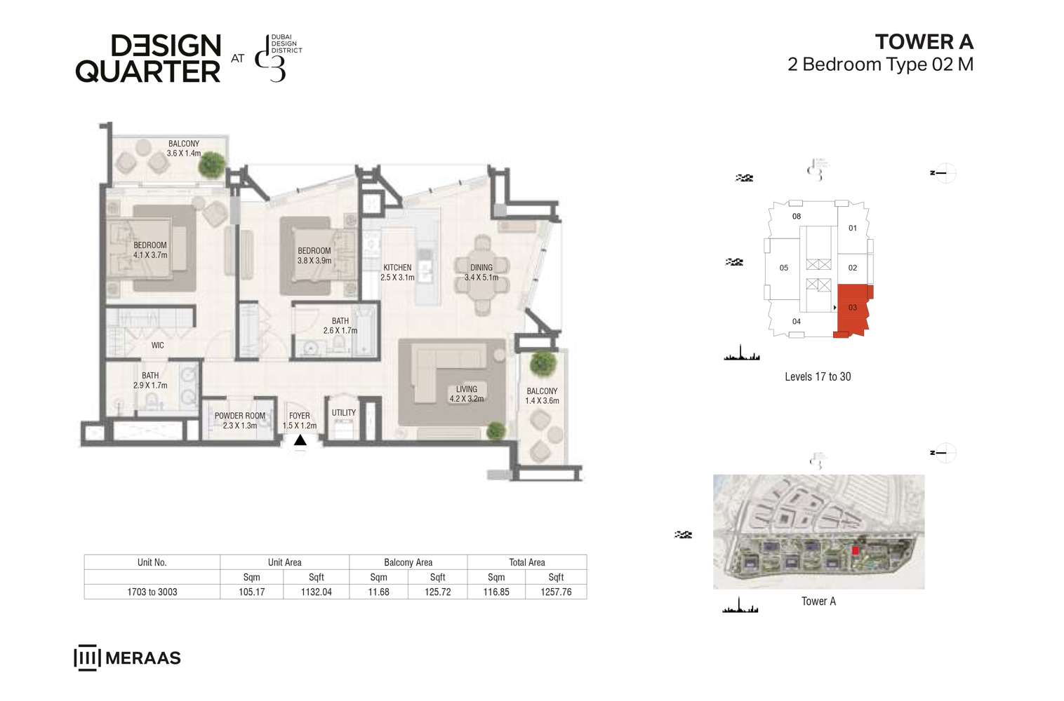 Design Quarter at D3 floor plan 2