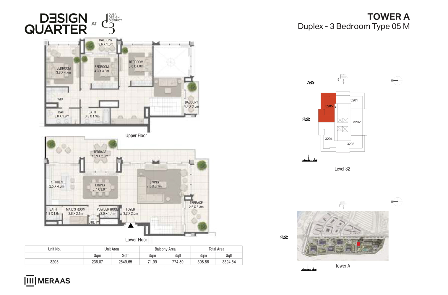 Design Quarter at D3 floor plan 4