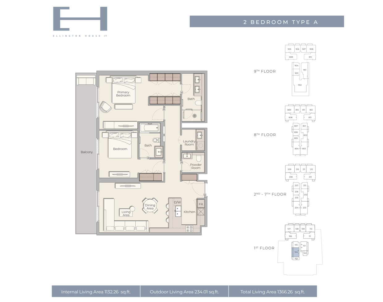 Ellington House IV floor plan 4