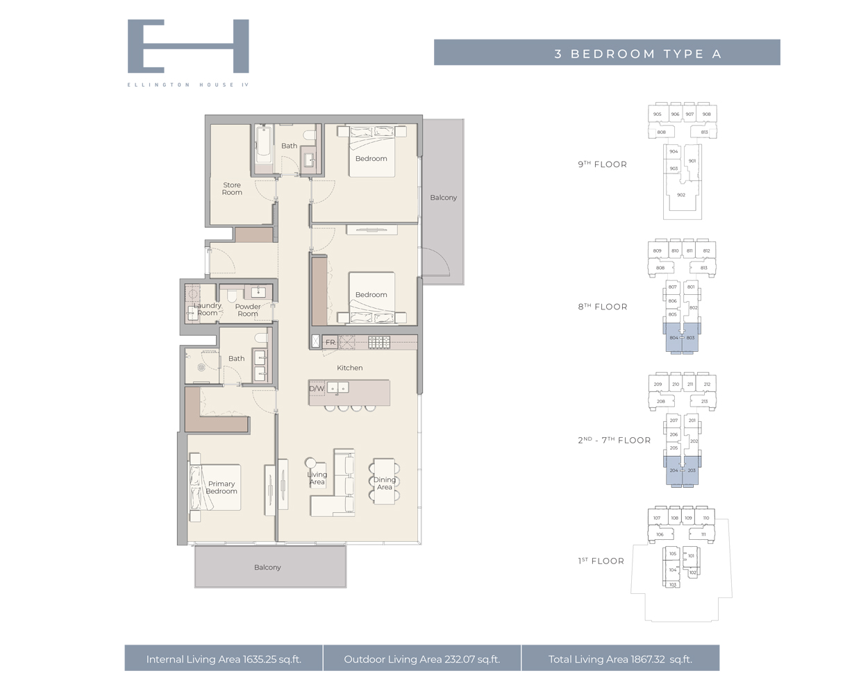 Ellington House IV floor plan 5