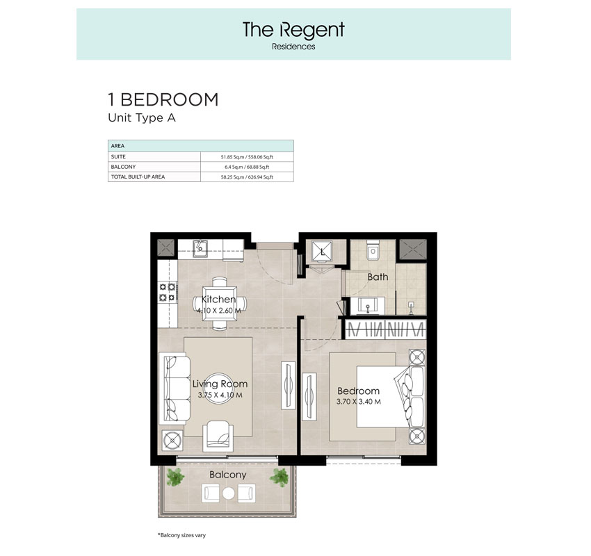 Nshama The Regent floor plan 2
