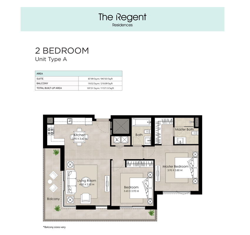 Nshama The Regent floor plan 3