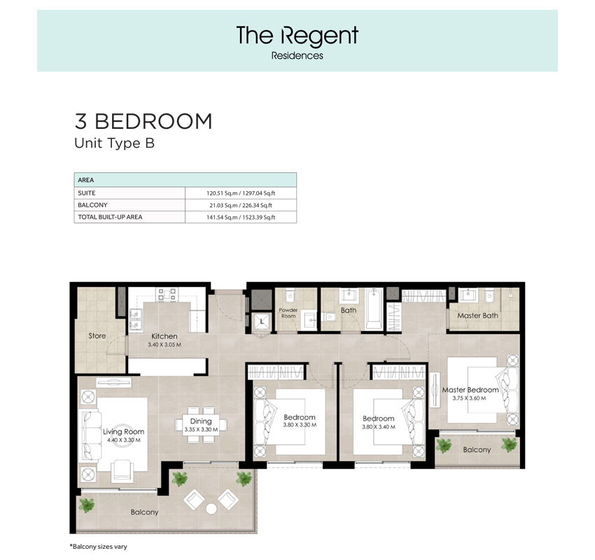Nshama The Regent floor plan 4