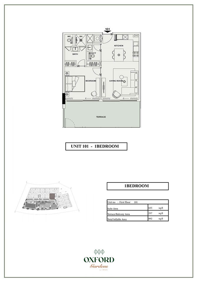 Oxford Gardens floor plan 2