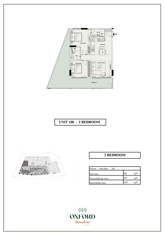 Oxford Gardens floor plan 4