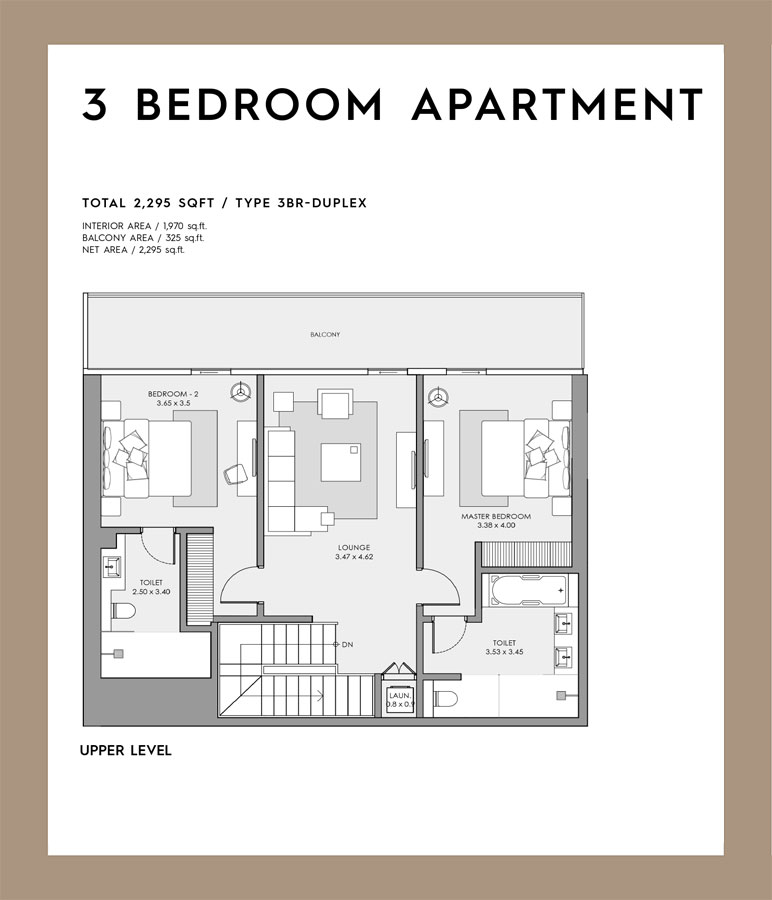 Mar Casa by Deyaar floor plan 3