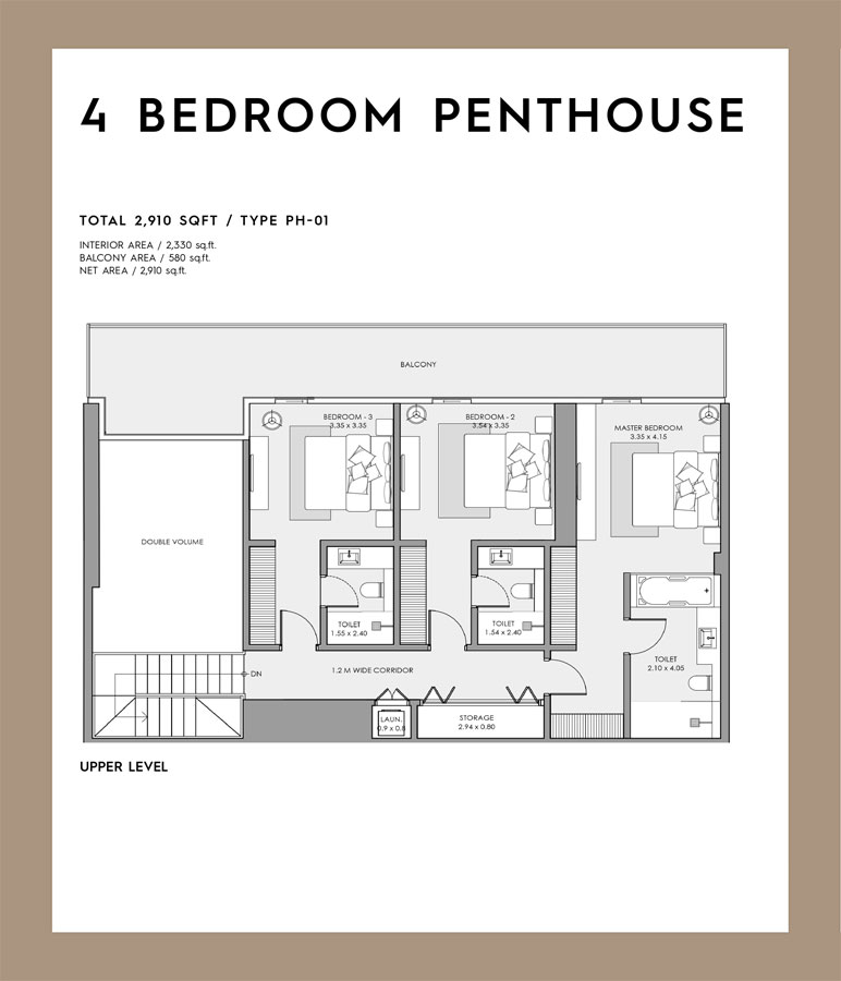 Mar Casa by Deyaar floor plan 5