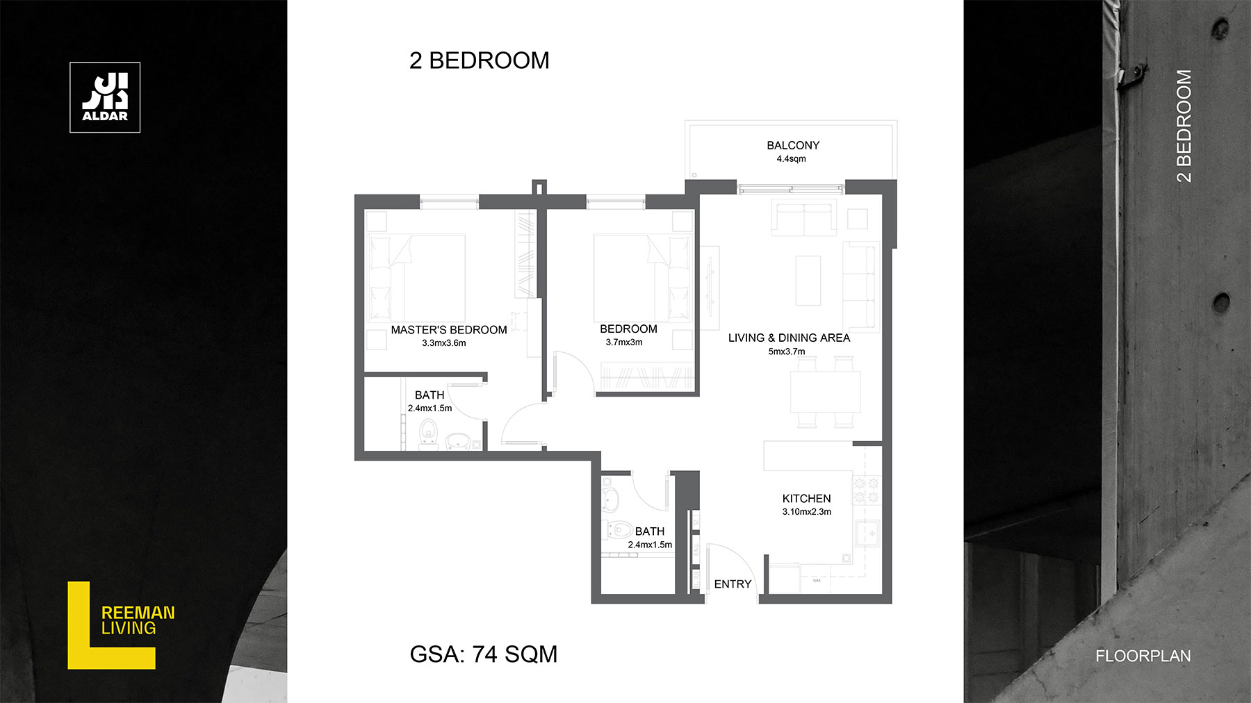 Reeman Living floor plan 3