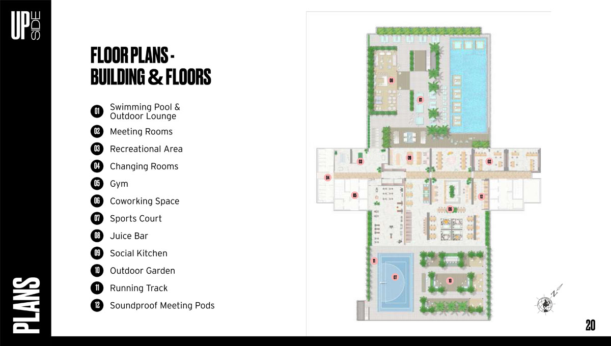 Upside Business Bay floor plan 3