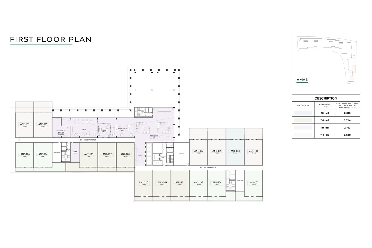 Aman Reem Hills floor plan 2
