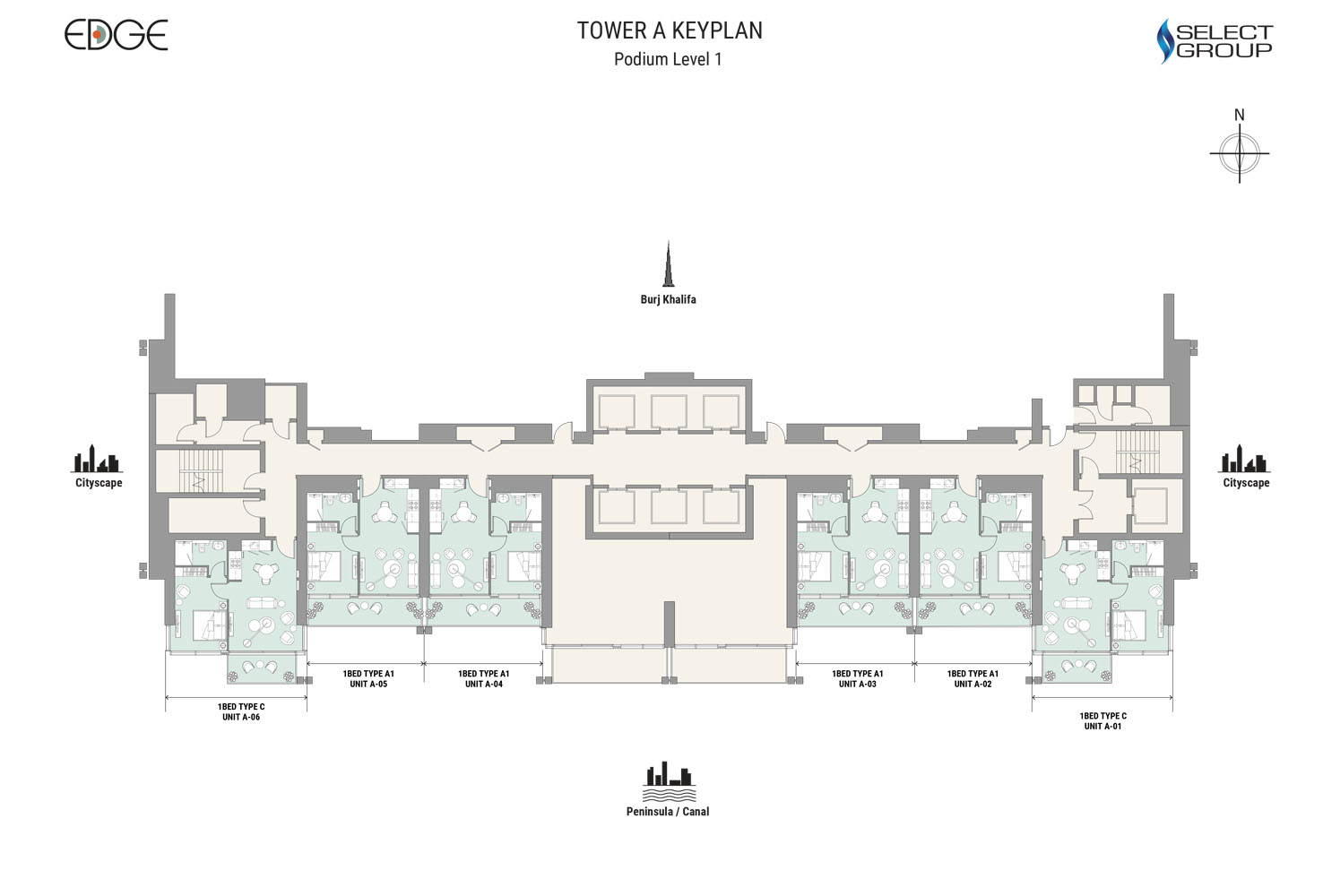 Edge Business Bay floor plan 2