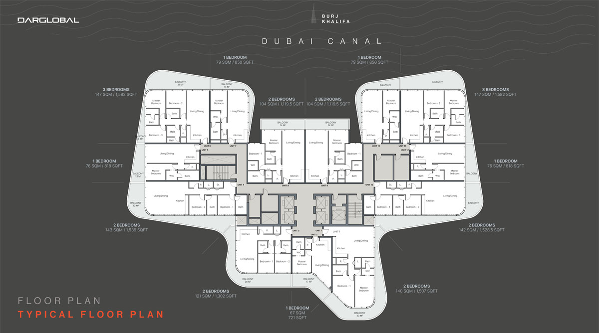 DG1 Living Tower floor plan 2