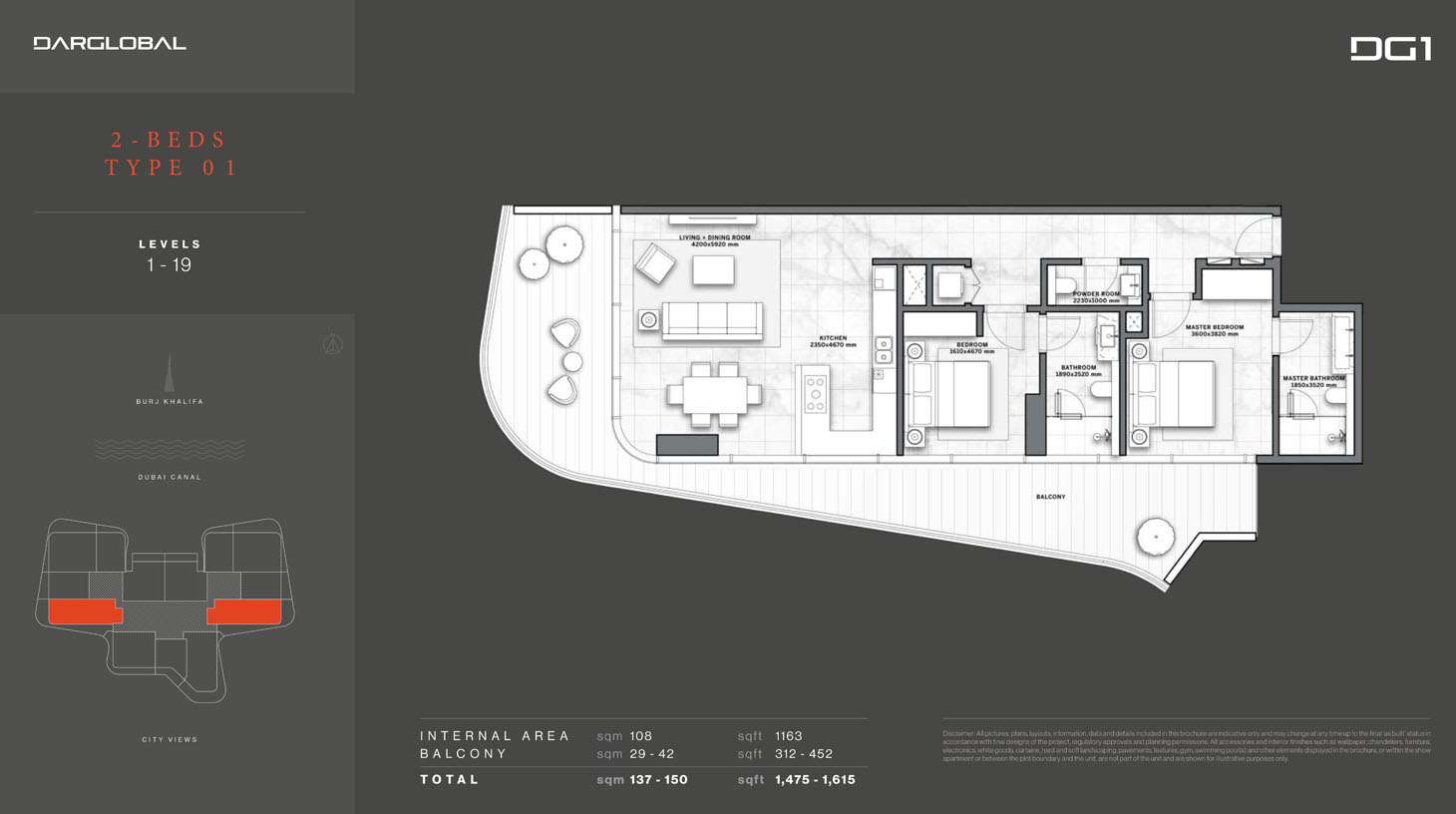 DG1 Living Tower floor plan 3