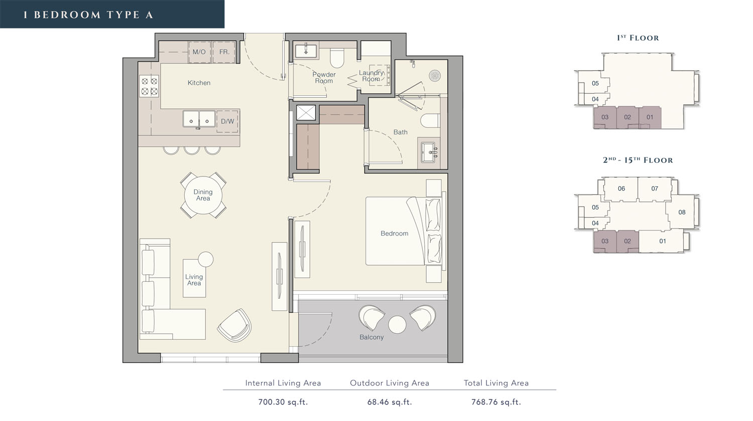The Quayside floor plan 2