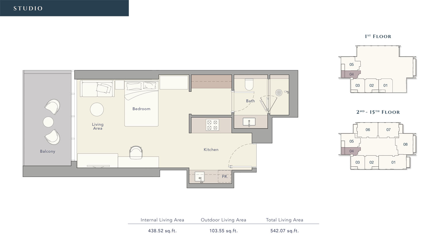The Quayside floor plan 1