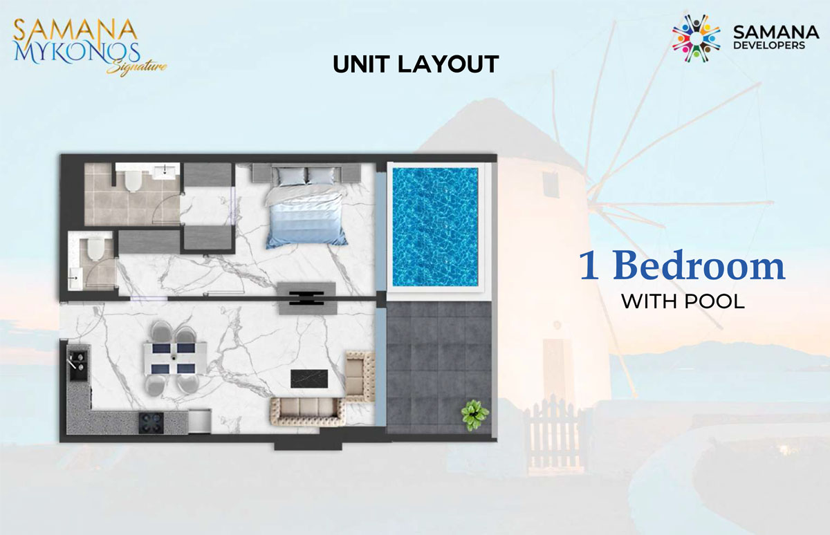 Samana Mykonos Signature floor plan 2