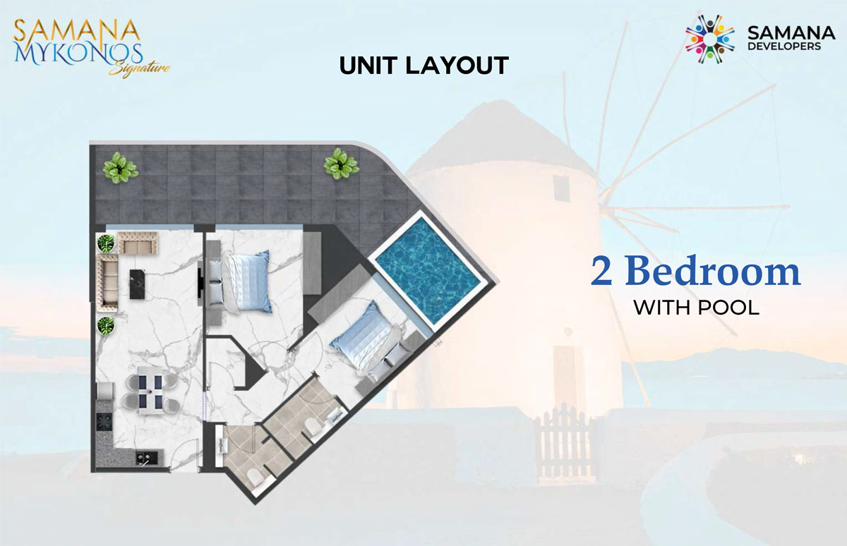 Samana Mykonos Signature floor plan 4