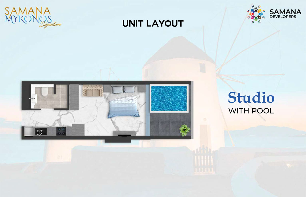 Samana Mykonos Signature floor plan 1