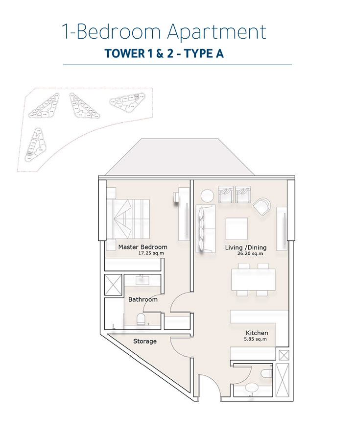 Sea La Vie Residences floor plan 1