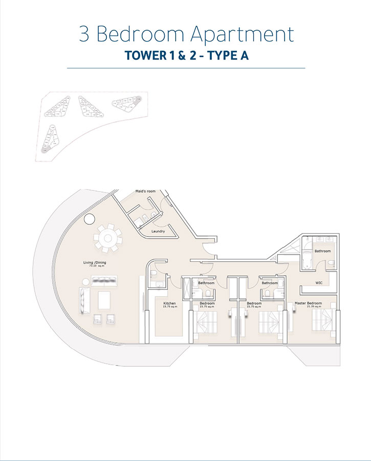 Sea La Vie Residences floor plan 3