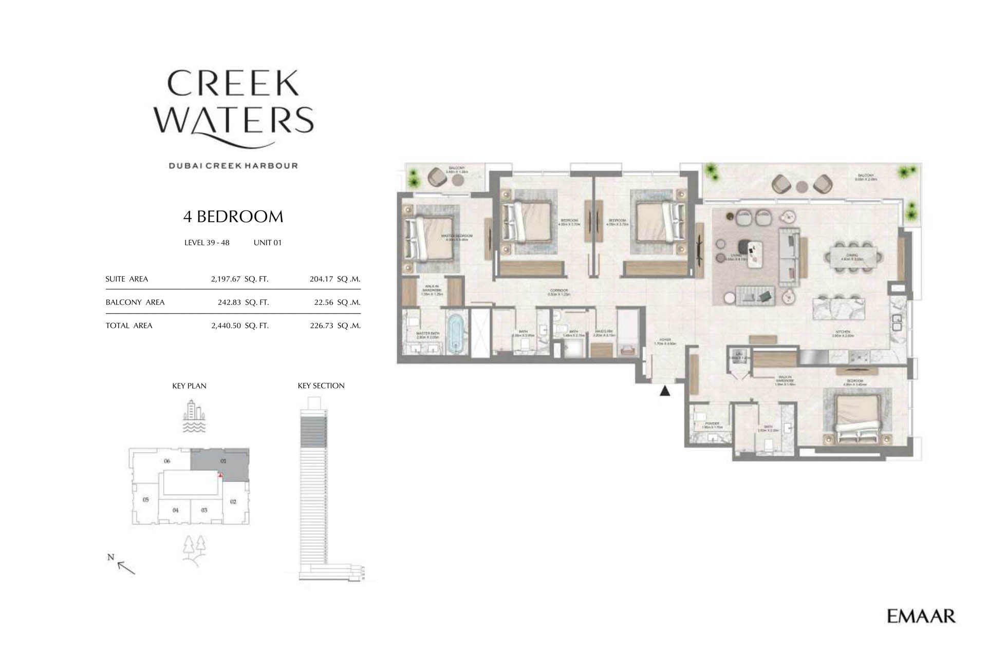 Emaar Creek Waters floor plan 5