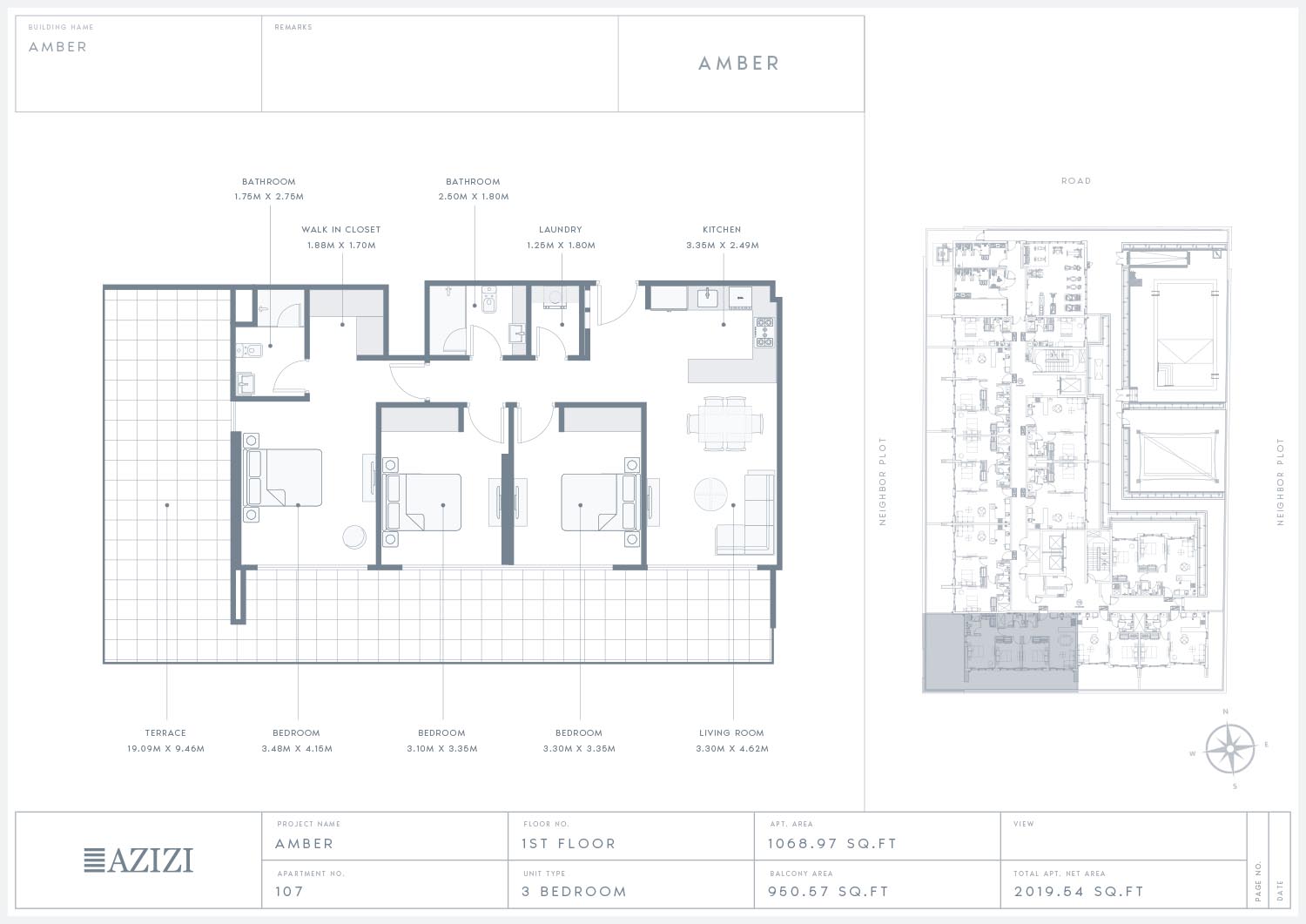 Azizi Amber floor plan 5