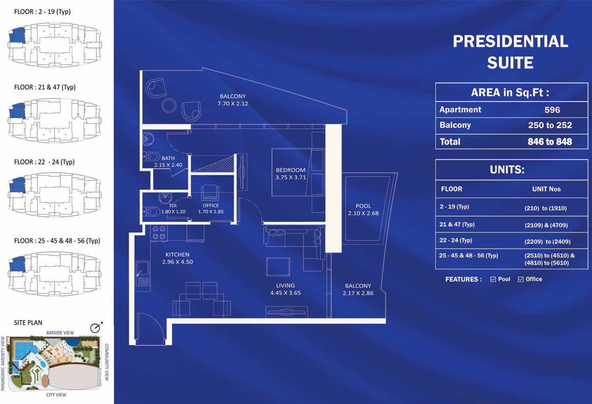 Danube Fashionz floor plan 2
