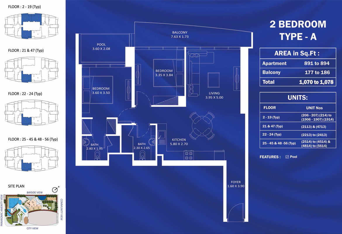 Danube Fashionz floor plan 4