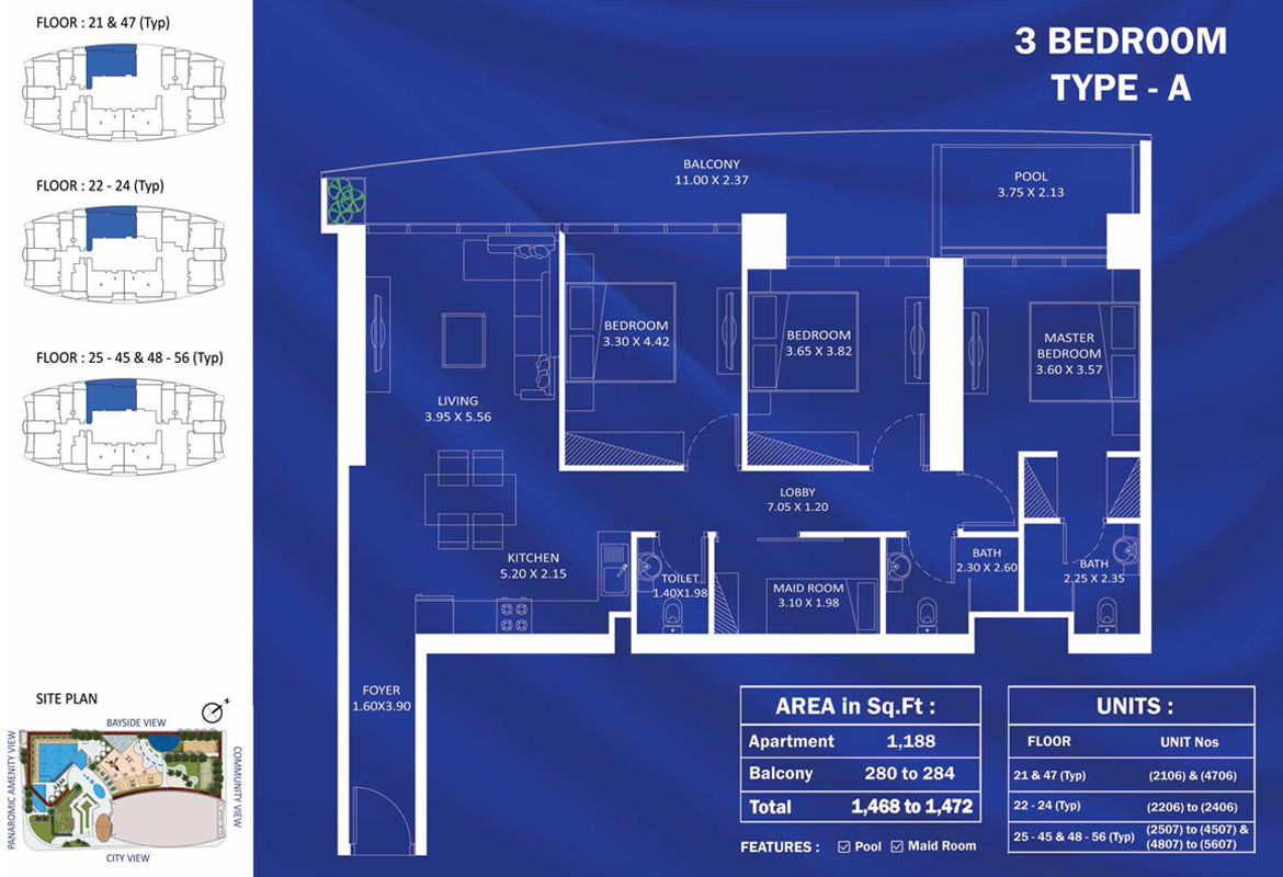 Danube Fashionz floor plan 5
