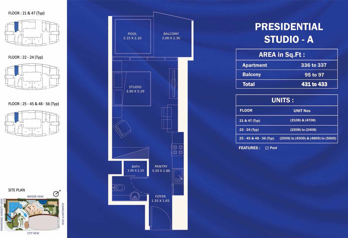 Danube Fashionz floor plan 1