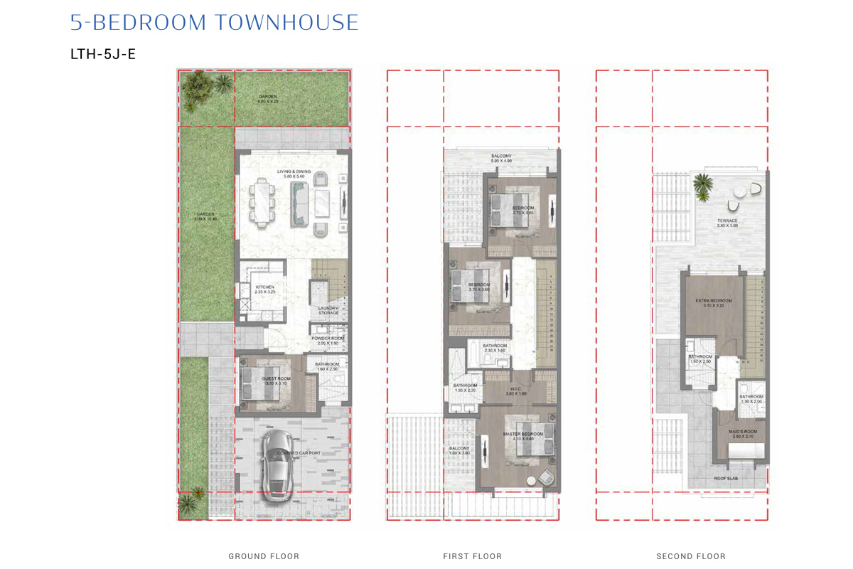 Mykonos at Damac Lagoons floor plan 2