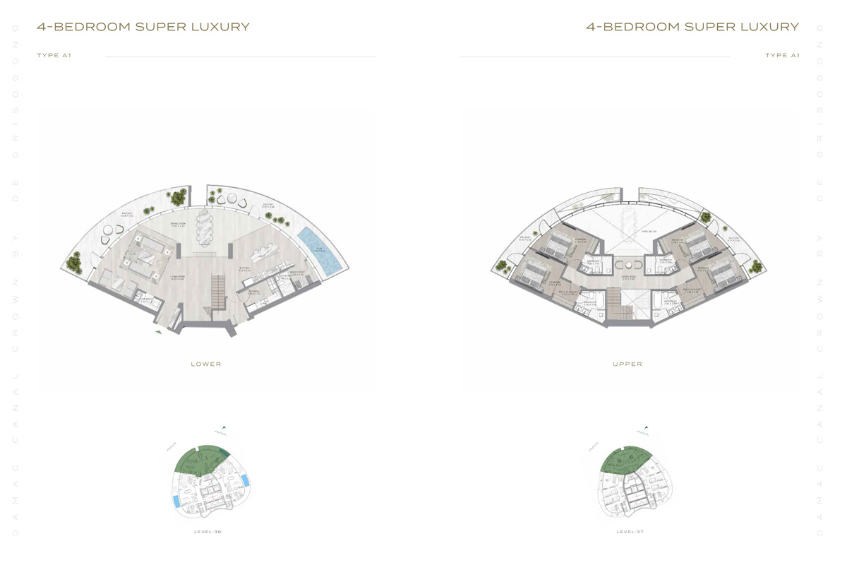 Canal Crown at Business Bay floor plan 5