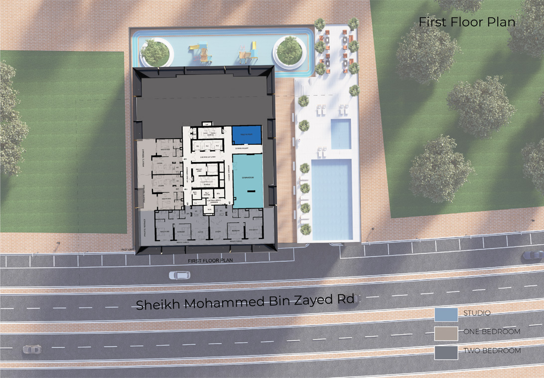 Altai Tower at JVT floor plan 2