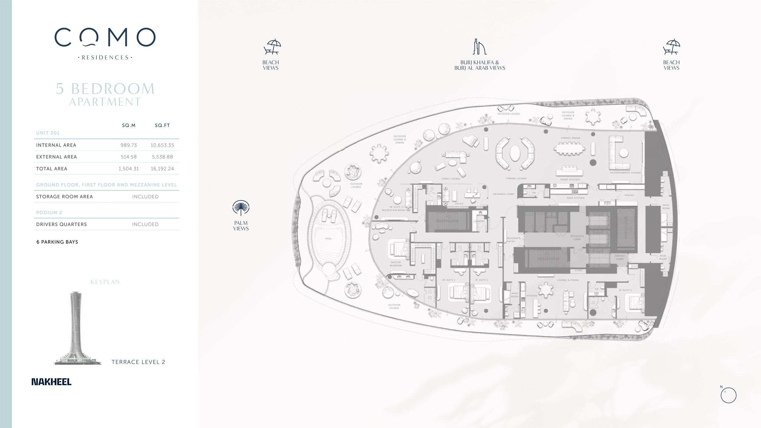 Como Residences at Palm Jumeirah floor plan 4