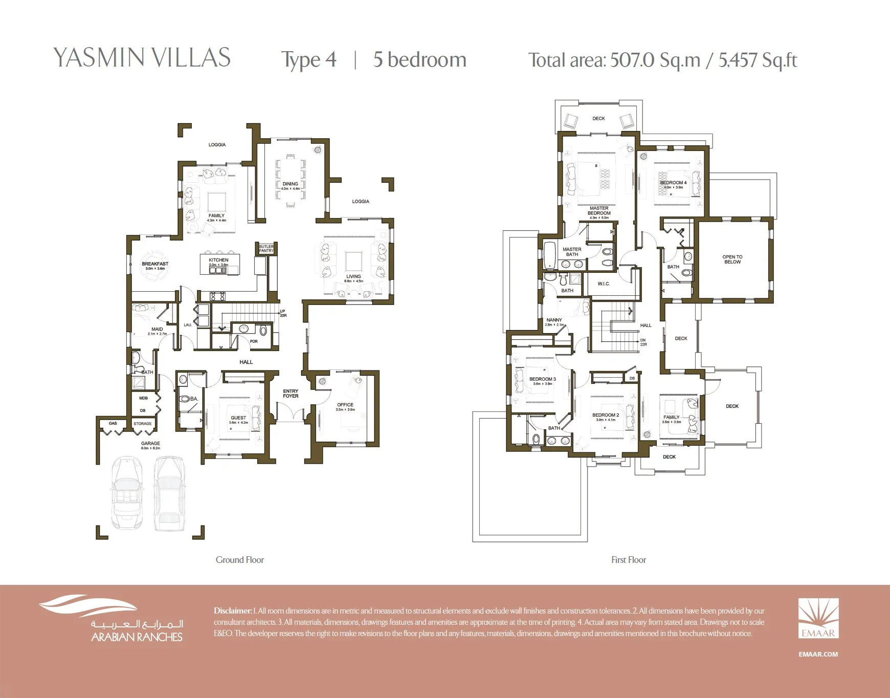 Yasmin at Arabian Ranches floor plan 2