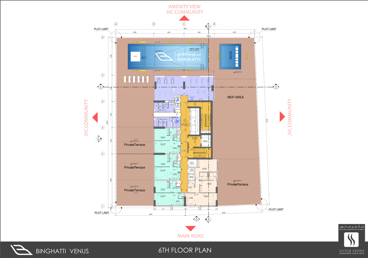 Binghatti Venus floor plan 2