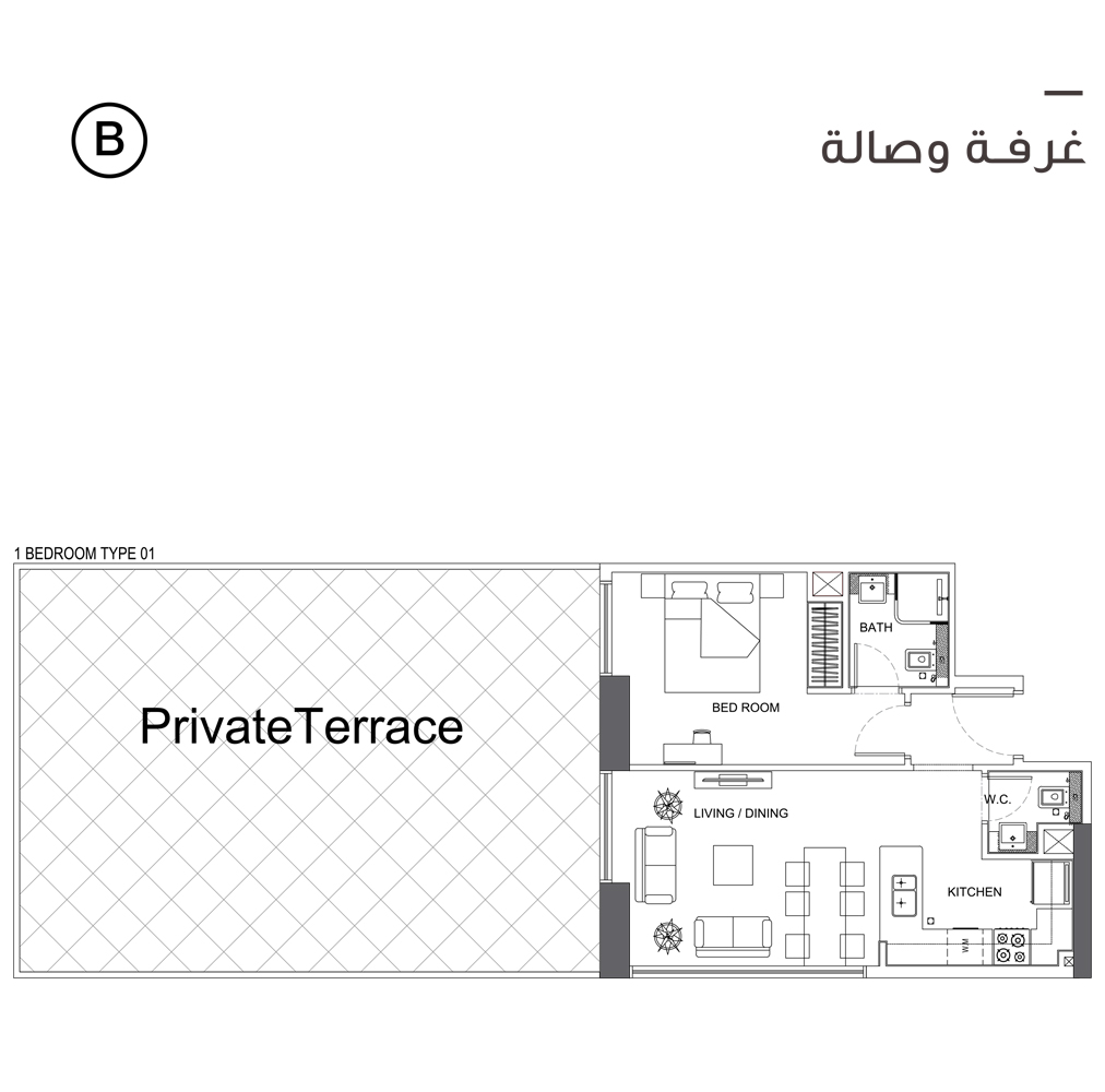 Binghatti Venus floor plan 1
