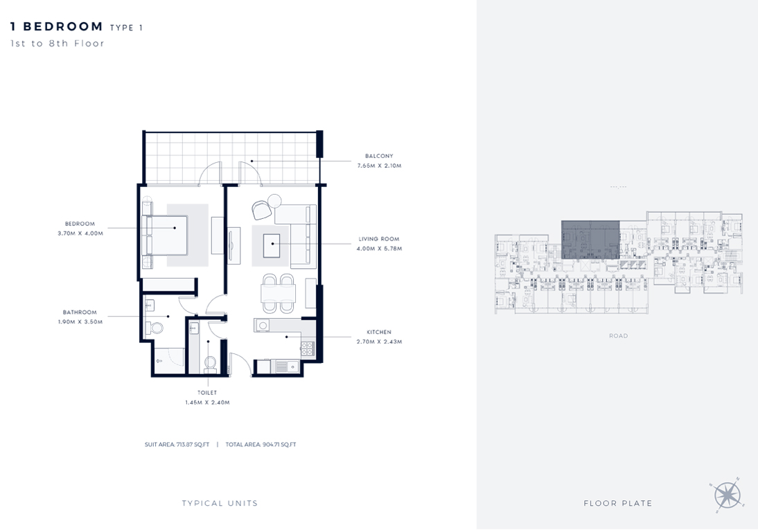 Azizi Vista floor plan 2
