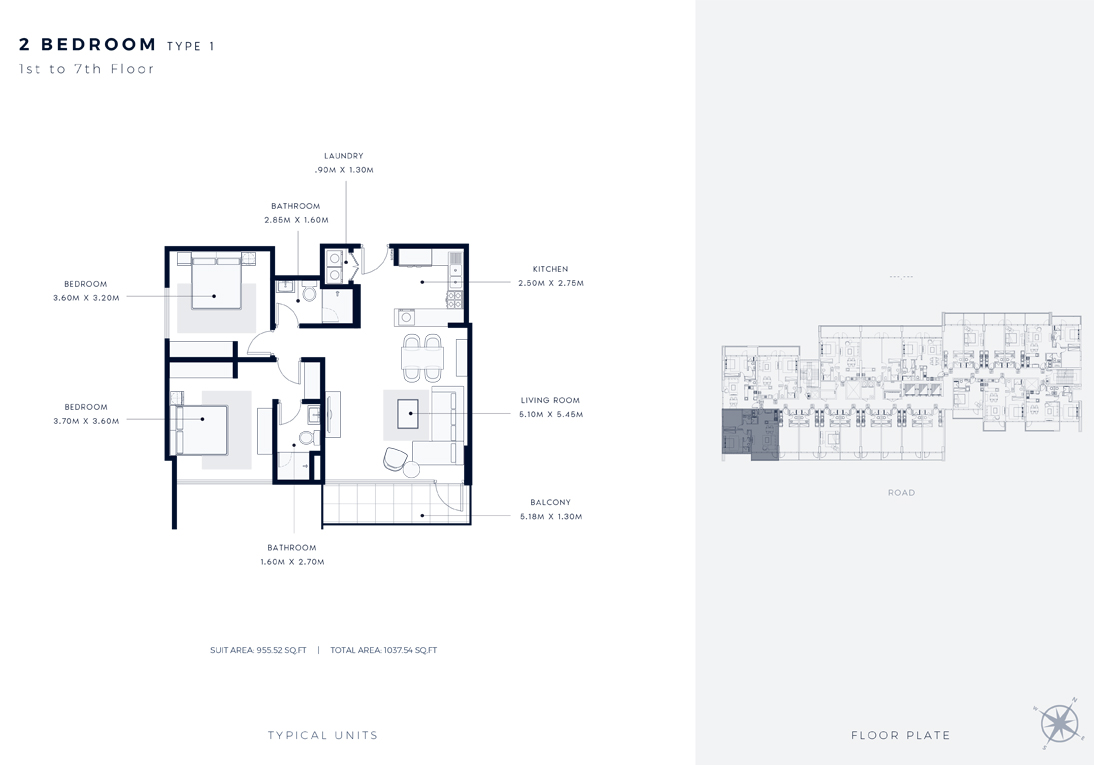Azizi Vista floor plan 3