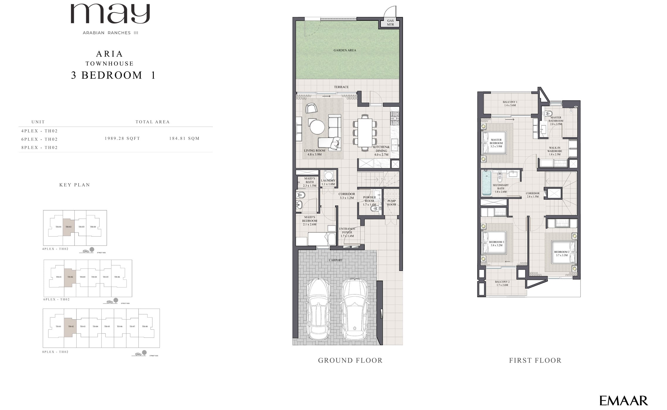 May at Arabian Ranches 3 floor plan 1