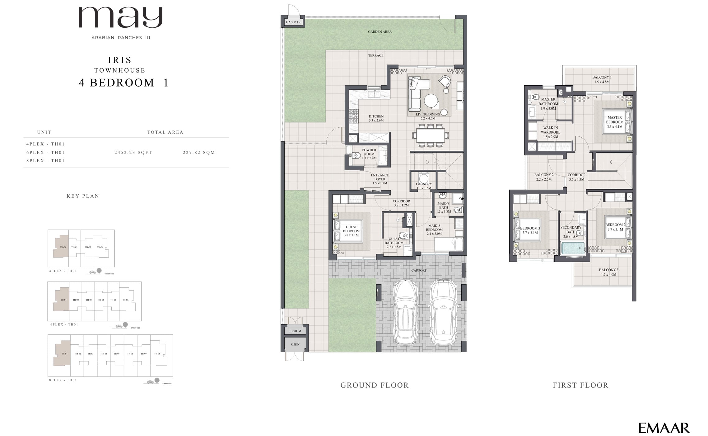 May at Arabian Ranches 3 floor plan 2