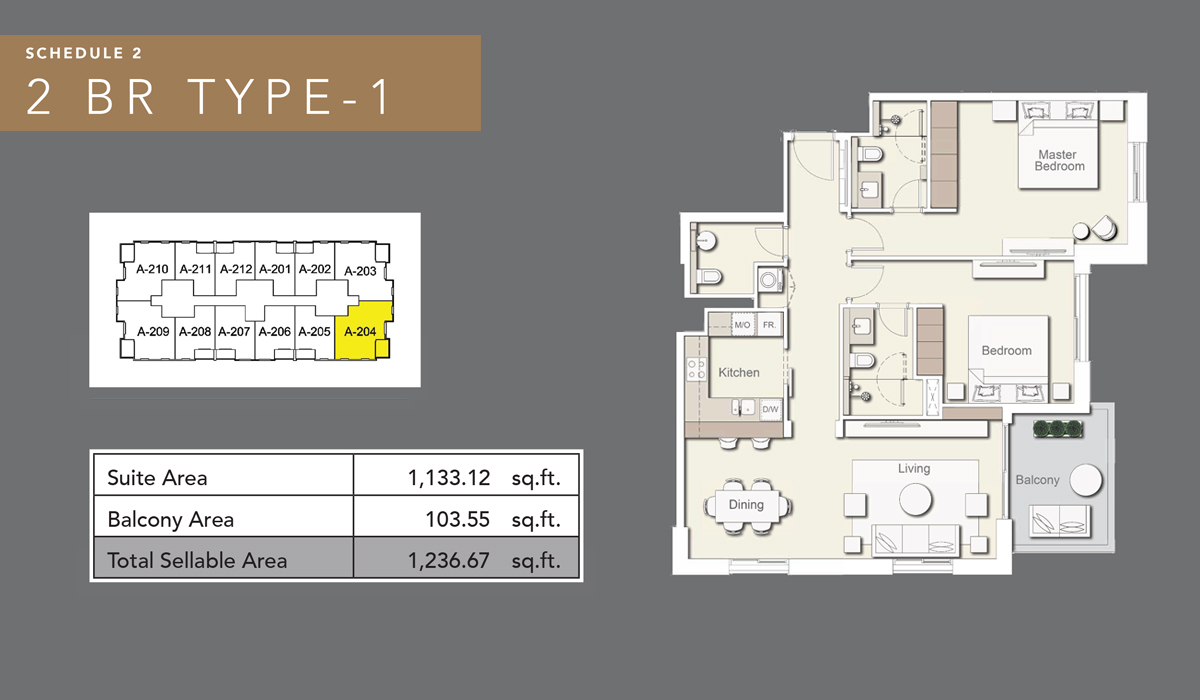 Wilton Terraces I floor plan 3