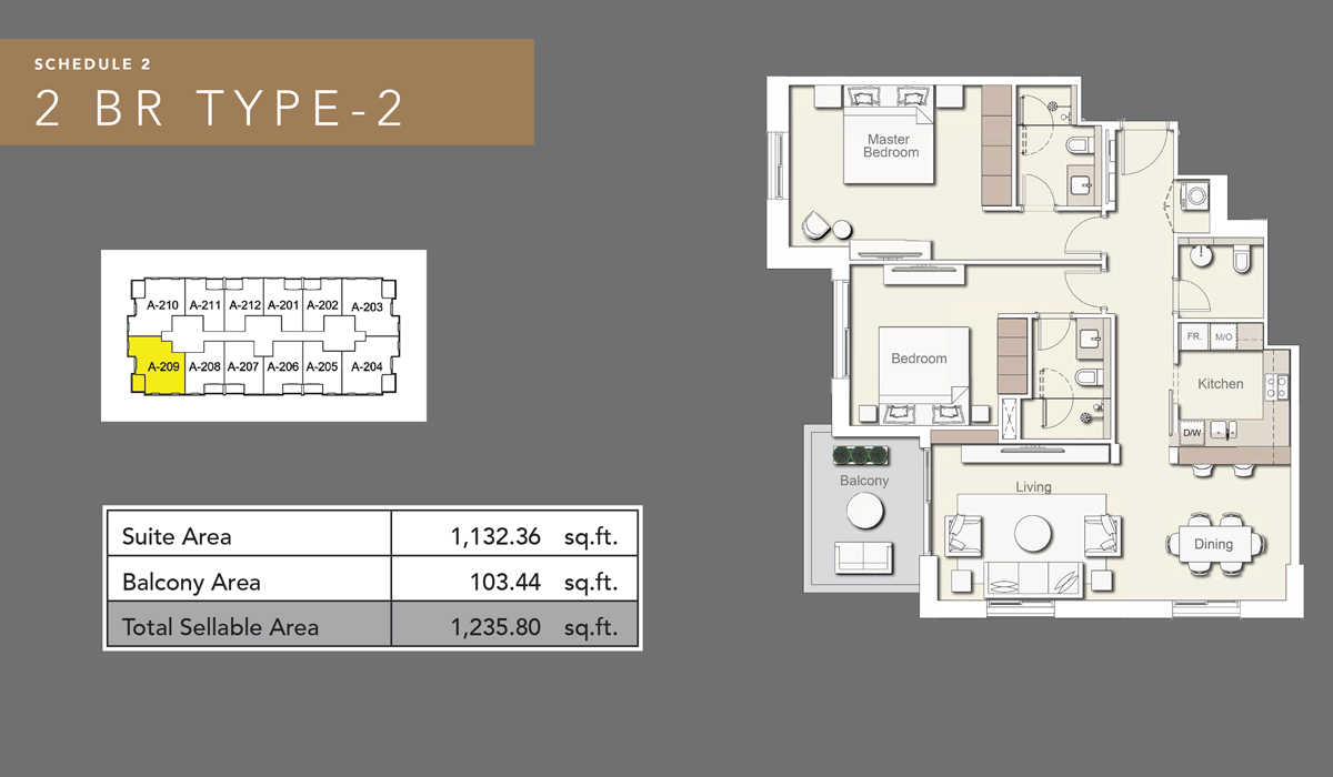 Wilton Terraces I floor plan 2