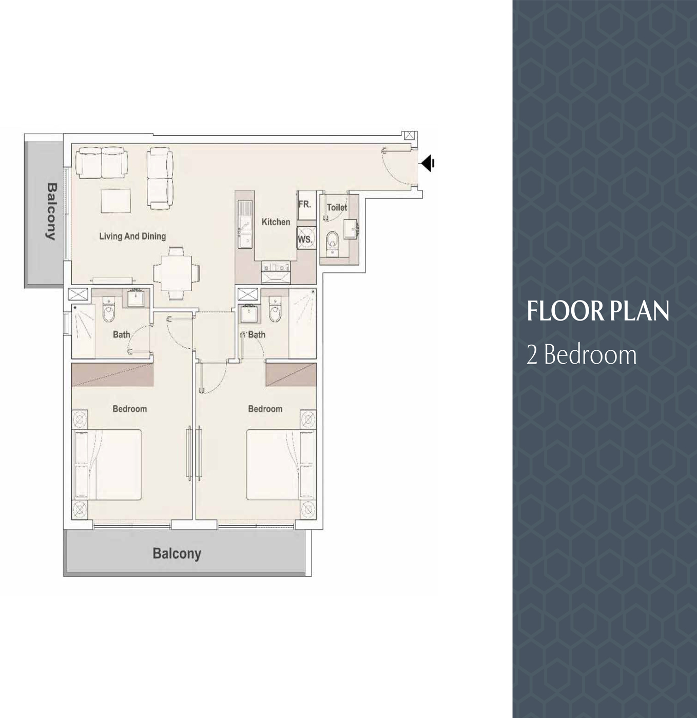 Elysee Heights at JVC floor plan 3