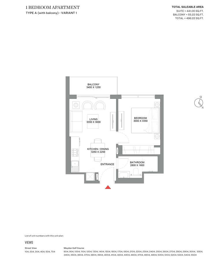 330 Riverside Crescent floor plan 1