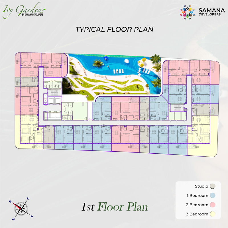 Samana IVY Gardens floor plan 3