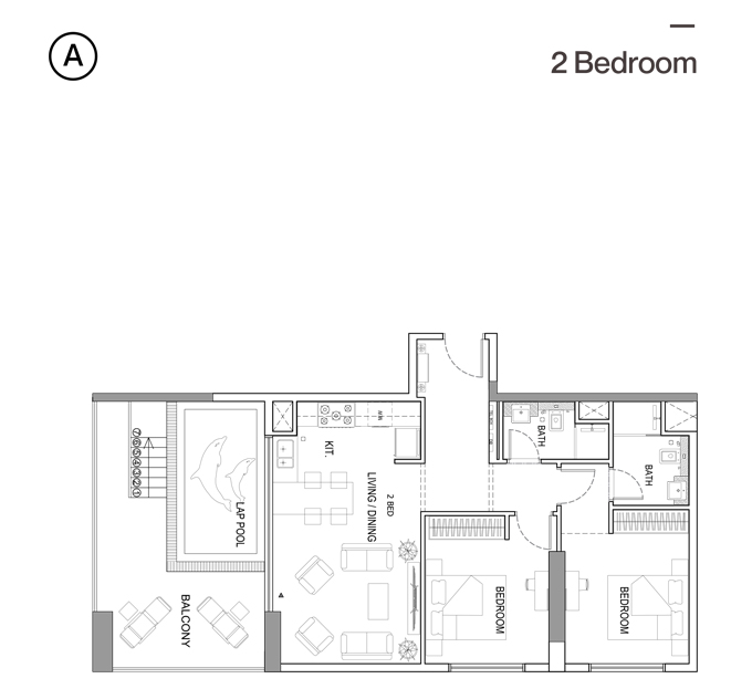 Binghatti House floor plan 4
