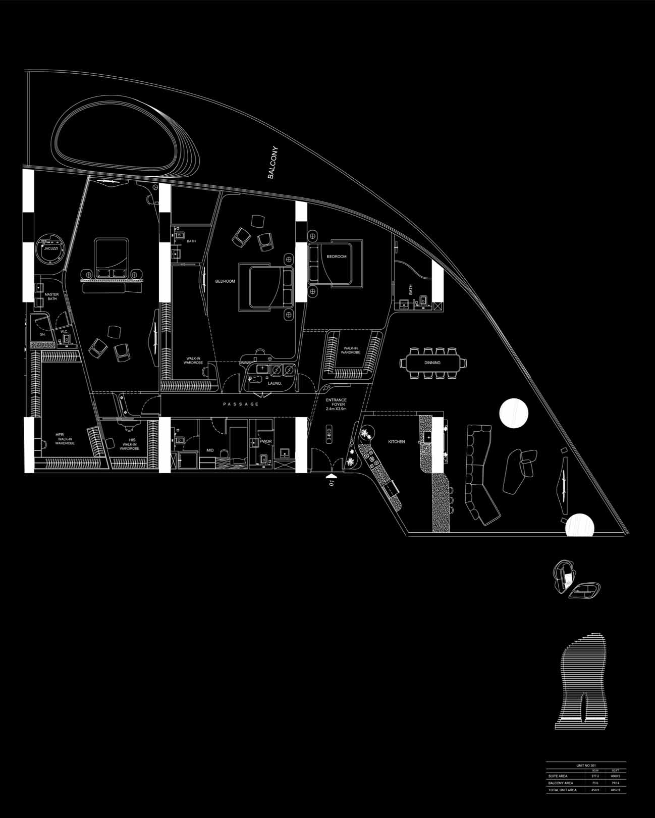 Bugatti Residences floor plan 2